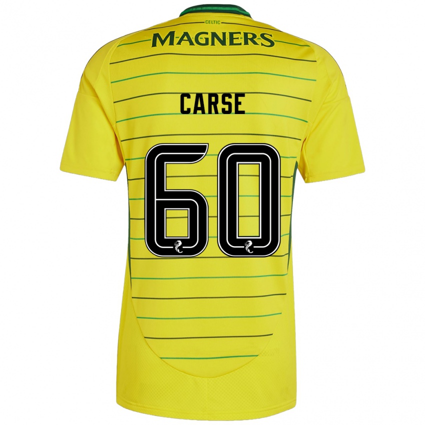 Criança Camisola Mackenzie Carse #60 Amarelo Alternativa 2024/25 Camisa Brasil