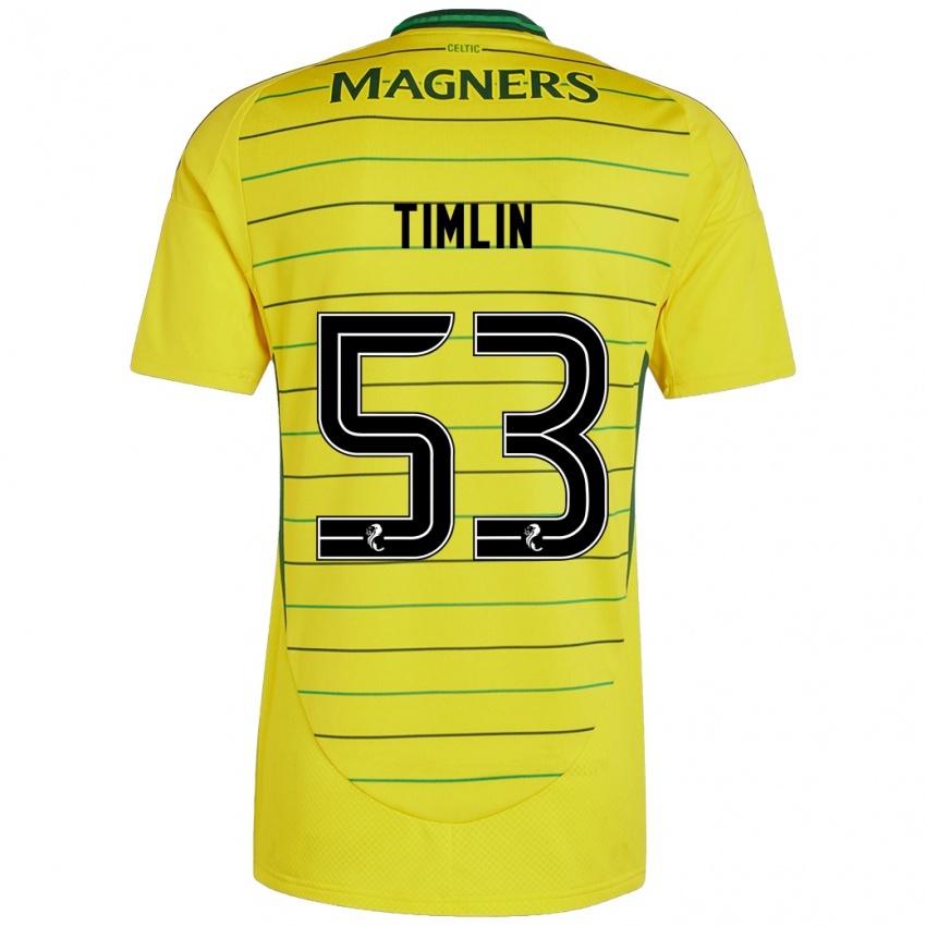 Criança Camisola Sophie Timlin #53 Amarelo Alternativa 2024/25 Camisa Brasil