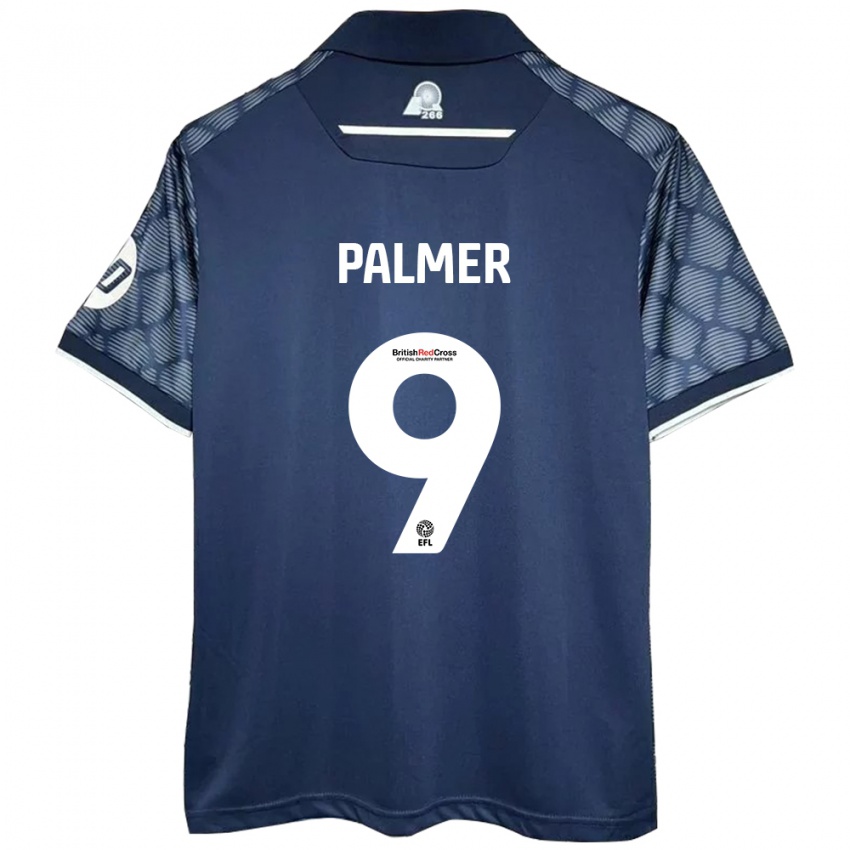 Criança Camisola Ollie Palmer #9 Preto Alternativa 2024/25 Camisa Brasil