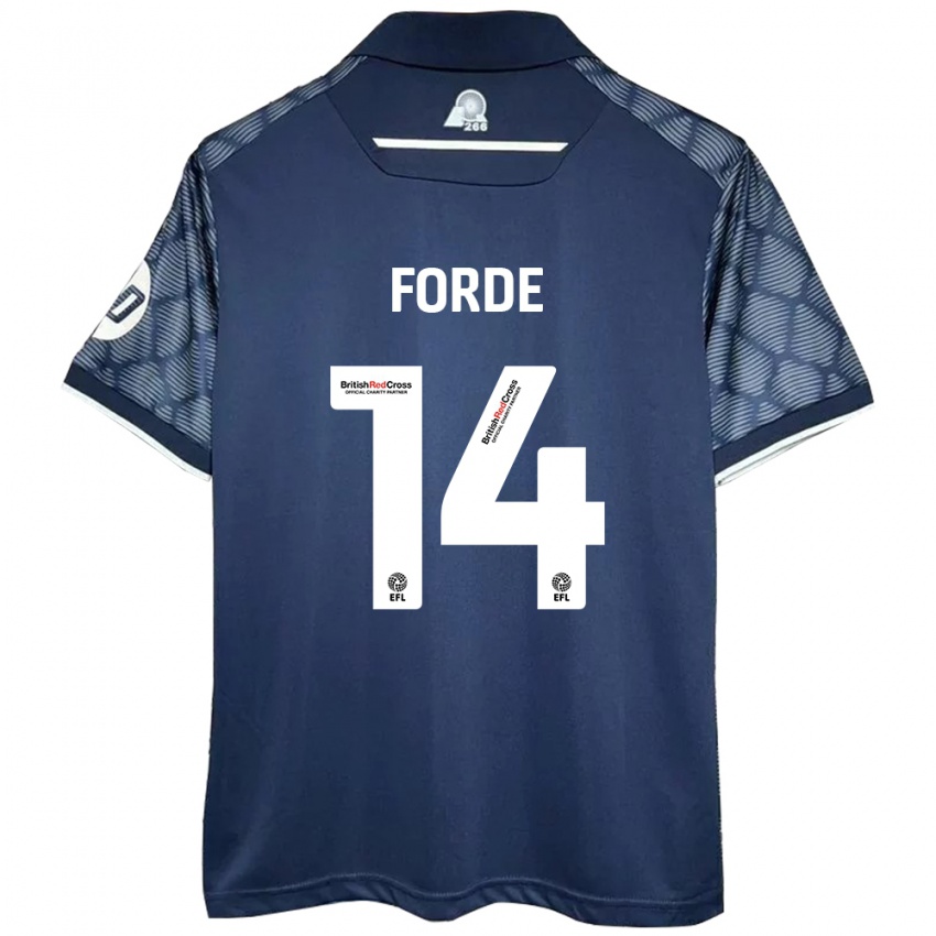 Criança Camisola Anthony Forde #14 Preto Alternativa 2024/25 Camisa Brasil