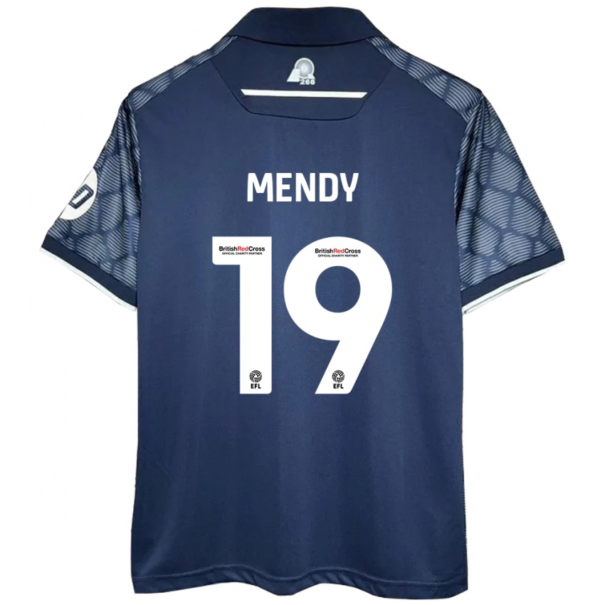 Criança Camisola Jacob Mendy #19 Preto Alternativa 2024/25 Camisa Brasil