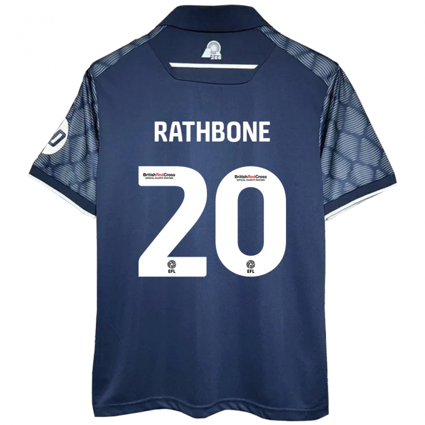 Criança Camisola Ollie Rathbone #20 Preto Alternativa 2024/25 Camisa Brasil