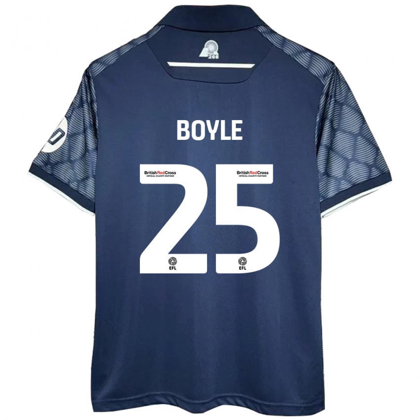 Criança Camisola Will Boyle #25 Preto Alternativa 2024/25 Camisa Brasil