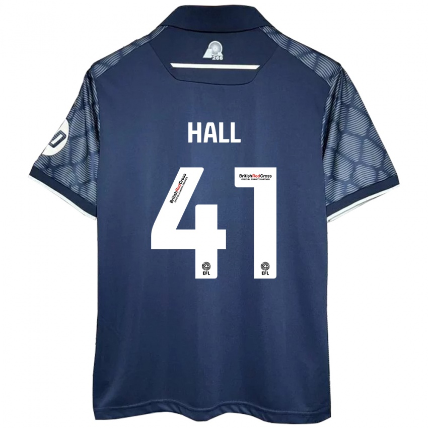 Criança Camisola Liam Hall #41 Preto Alternativa 2024/25 Camisa Brasil