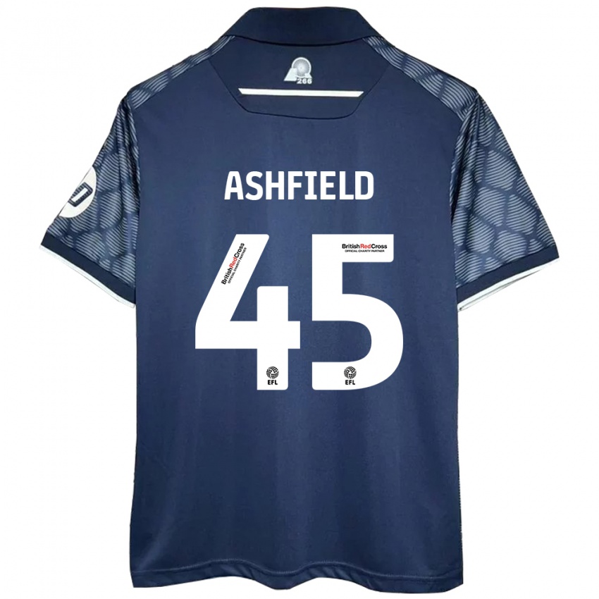 Criança Camisola Harry Ashfield #45 Preto Alternativa 2024/25 Camisa Brasil