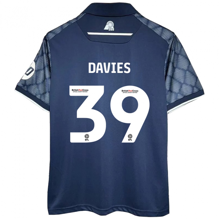 Criança Camisola Daniel Davies #39 Preto Alternativa 2024/25 Camisa Brasil