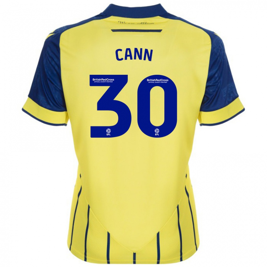 Criança Camisola Ted Cann #30 Azul Amarelo Alternativa 2024/25 Camisa Brasil