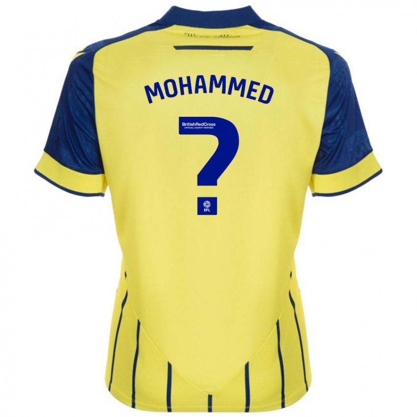 Criança Camisola Jamal Mohammed #0 Azul Amarelo Alternativa 2024/25 Camisa Brasil