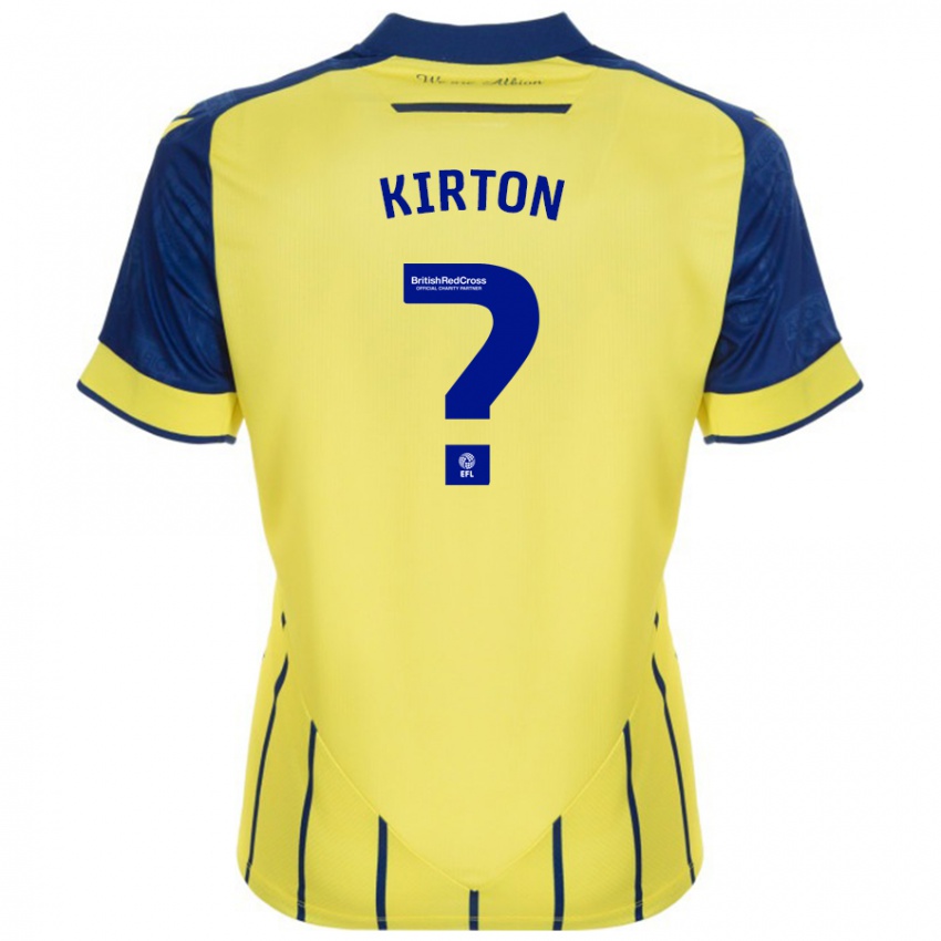 Criança Camisola Archie Kirton #0 Azul Amarelo Alternativa 2024/25 Camisa Brasil