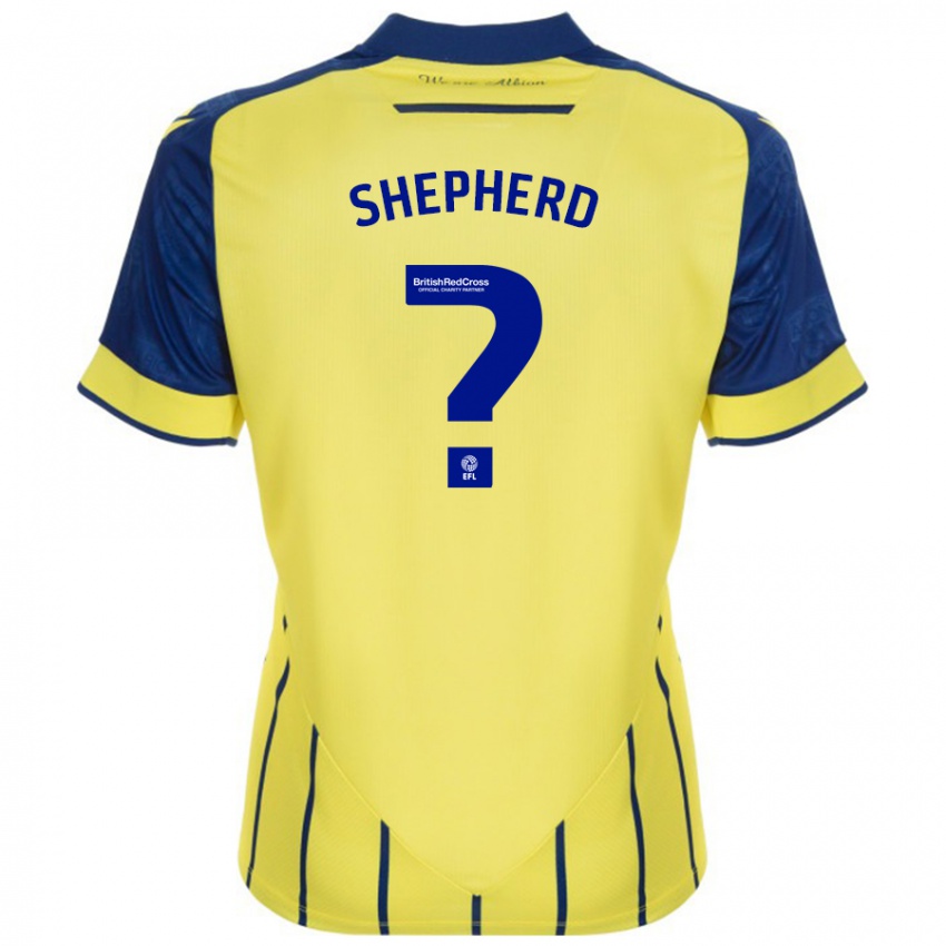 Criança Camisola Jacob Shepherd #0 Azul Amarelo Alternativa 2024/25 Camisa Brasil