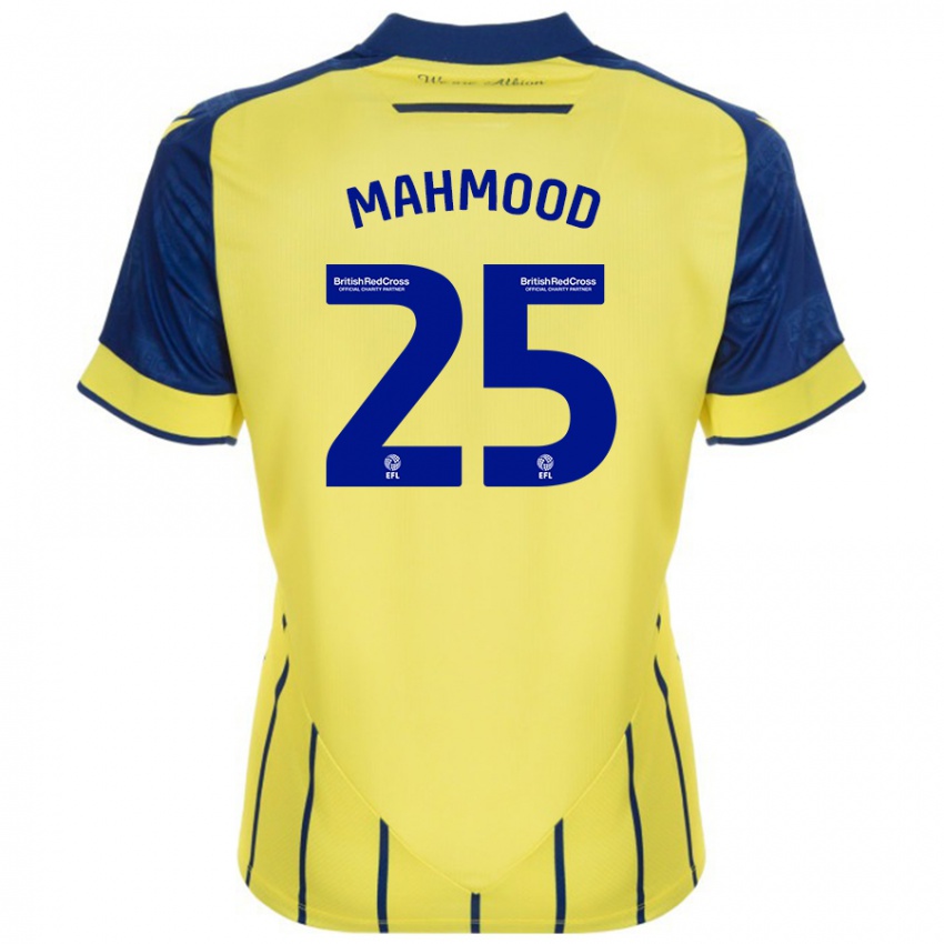 Criança Camisola Mahmood #25 Azul Amarelo Alternativa 2024/25 Camisa Brasil