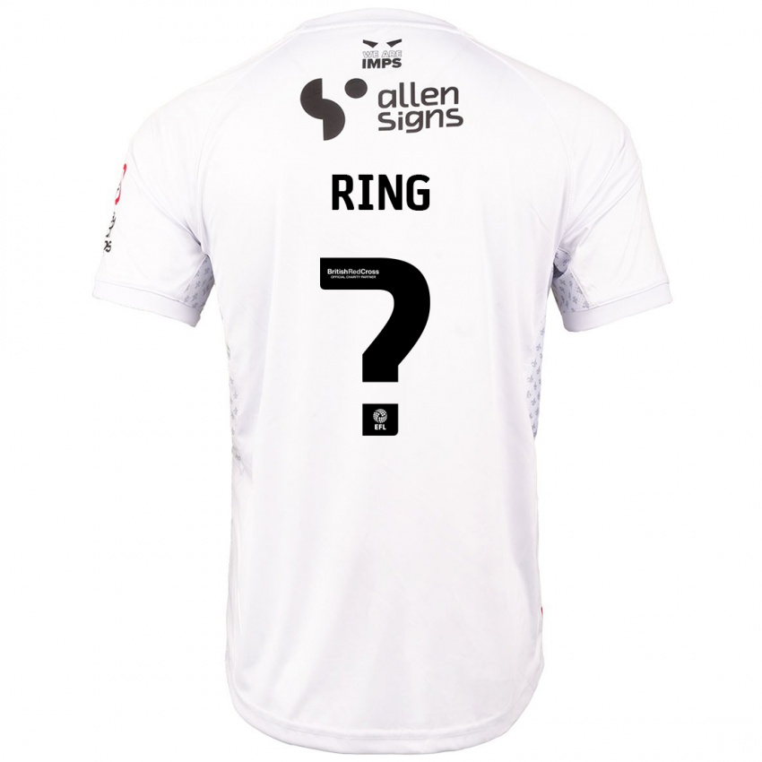 Criança Camisola Erik Ring #0 Branco Vermelho Alternativa 2024/25 Camisa Brasil