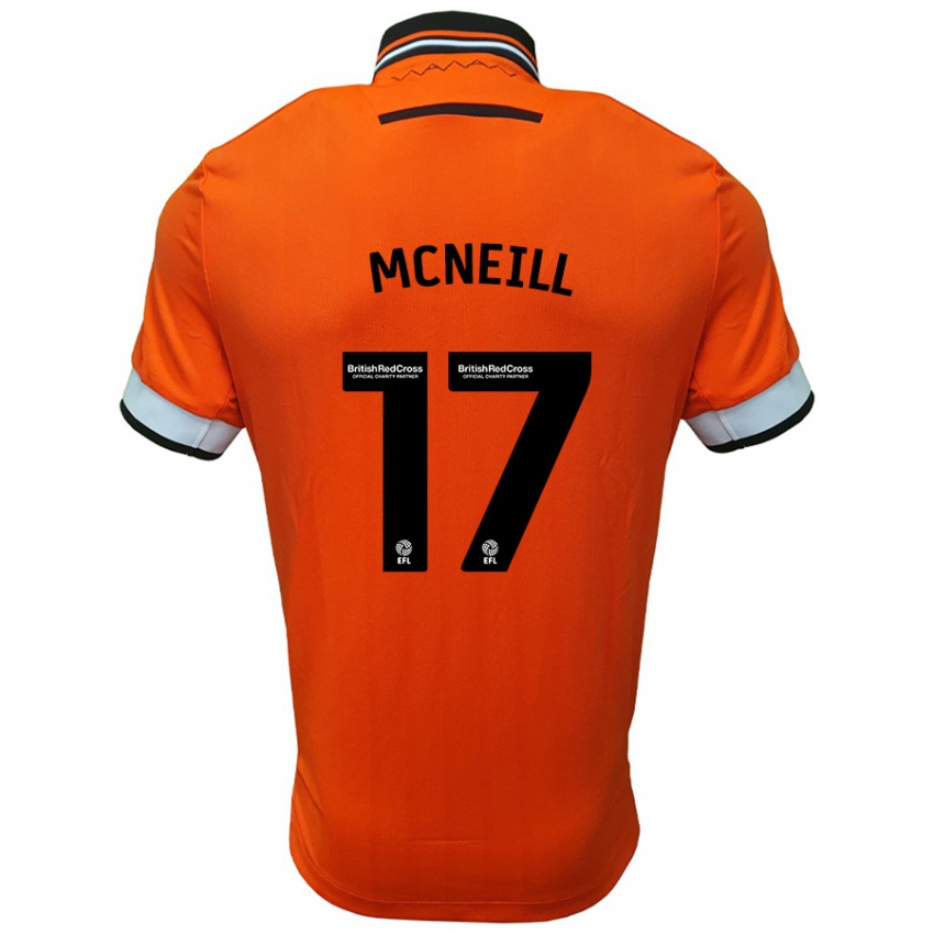 Criança Camisola Charlie Mcneill #17 Branco Laranja Alternativa 2024/25 Camisa Brasil