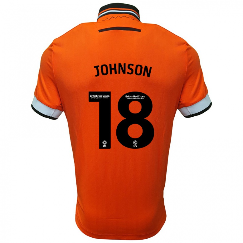 Criança Camisola Marvin Johnson #18 Branco Laranja Alternativa 2024/25 Camisa Brasil