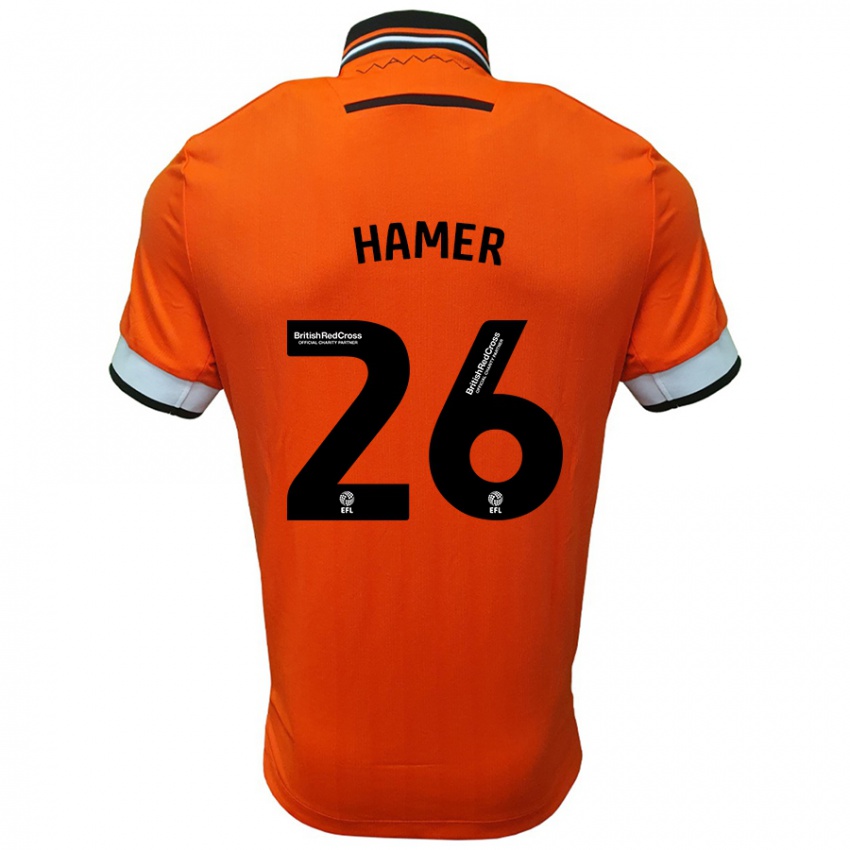 Criança Camisola Ben Hamer #26 Branco Laranja Alternativa 2024/25 Camisa Brasil