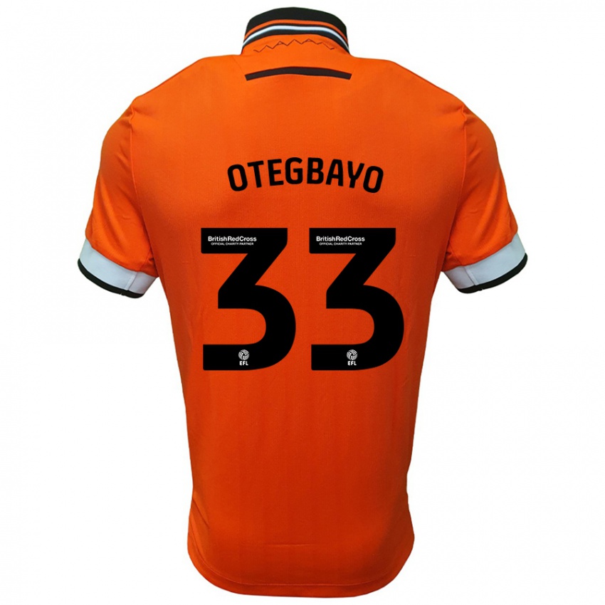 Criança Camisola Gabriel Otegbayo #33 Branco Laranja Alternativa 2024/25 Camisa Brasil