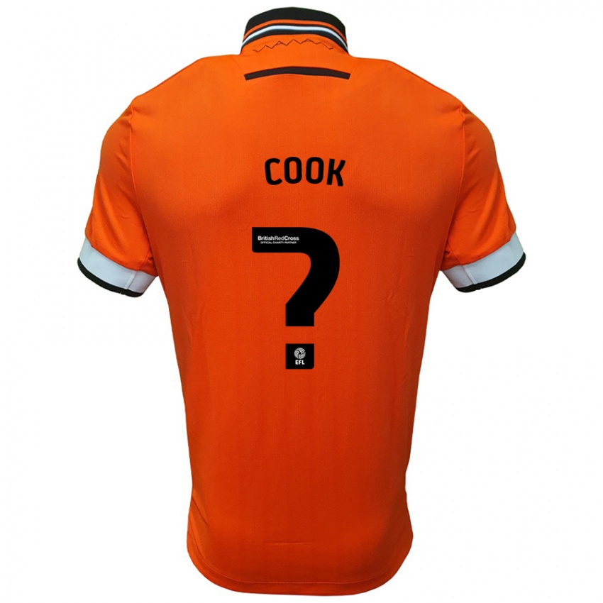 Criança Camisola Luke Cook #0 Branco Laranja Alternativa 2024/25 Camisa Brasil