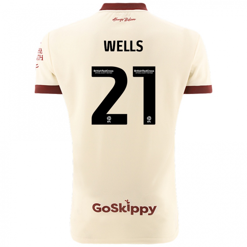 Criança Camisola Nahki Wells #21 Creme Branco Alternativa 2024/25 Camisa Brasil