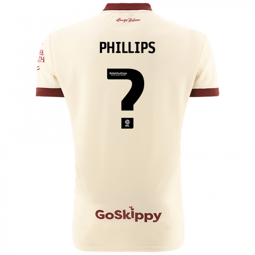 Criança Camisola Billy Phillips #0 Creme Branco Alternativa 2024/25 Camisa Brasil