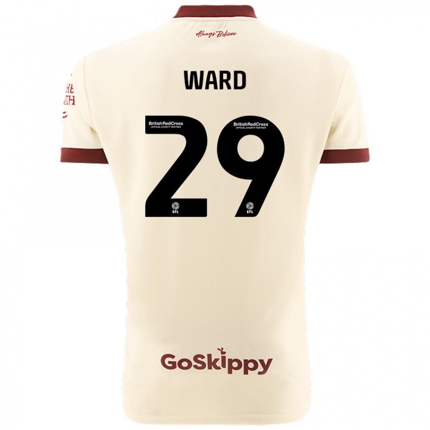 Criança Camisola Mari Ward #29 Creme Branco Alternativa 2024/25 Camisa Brasil