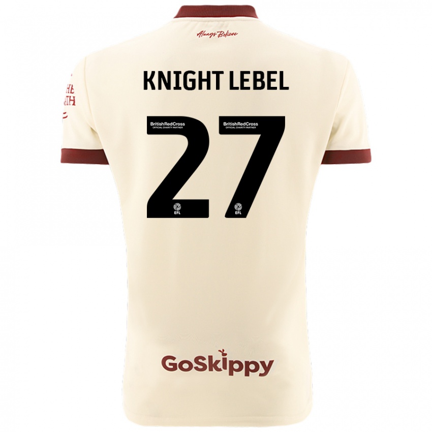 Criança Camisola Jamie Knight-Lebel #27 Creme Branco Alternativa 2024/25 Camisa Brasil