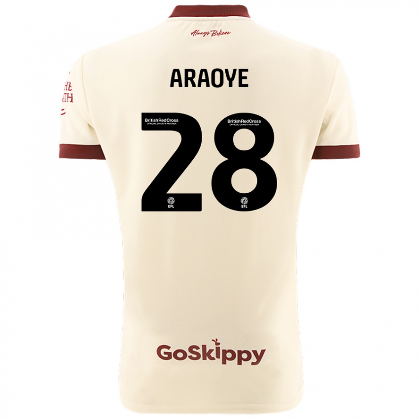 Criança Camisola Raphael Araoye #28 Creme Branco Alternativa 2024/25 Camisa Brasil