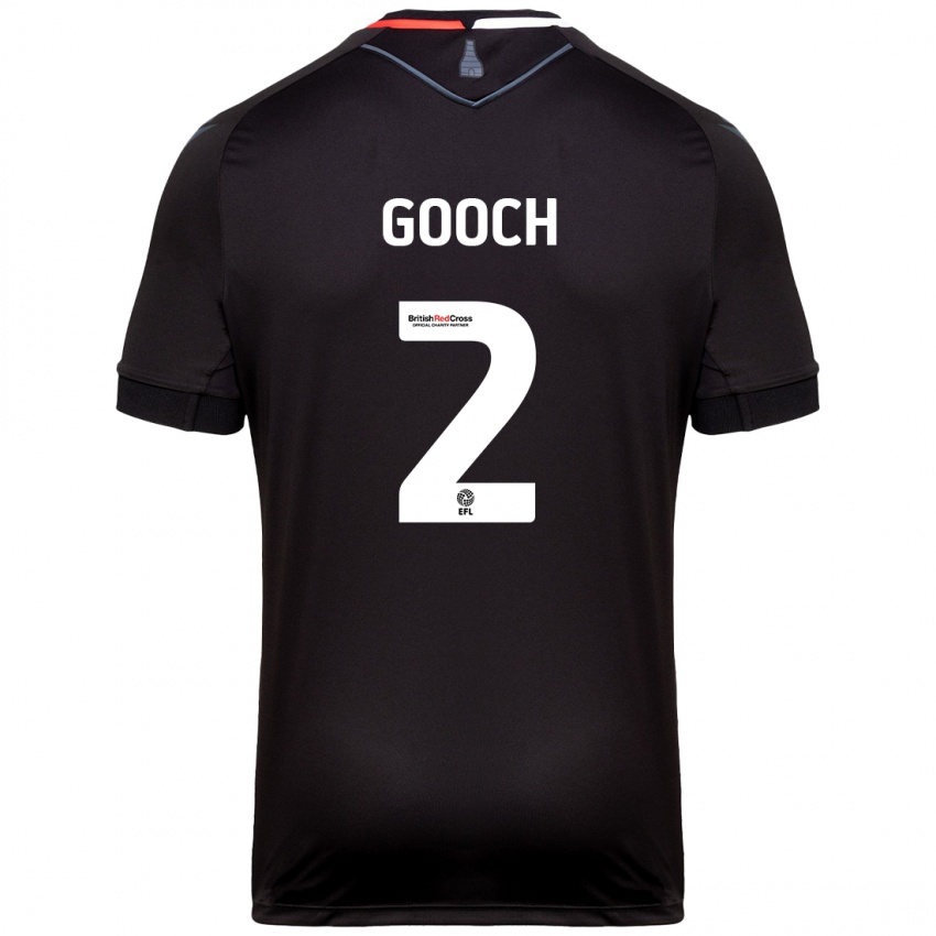 Criança Camisola Lynden Gooch #2 Preto Alternativa 2024/25 Camisa Brasil