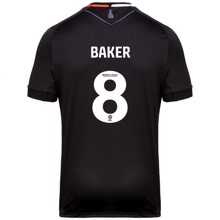 Criança Camisola Lewis Baker #8 Preto Alternativa 2024/25 Camisa Brasil