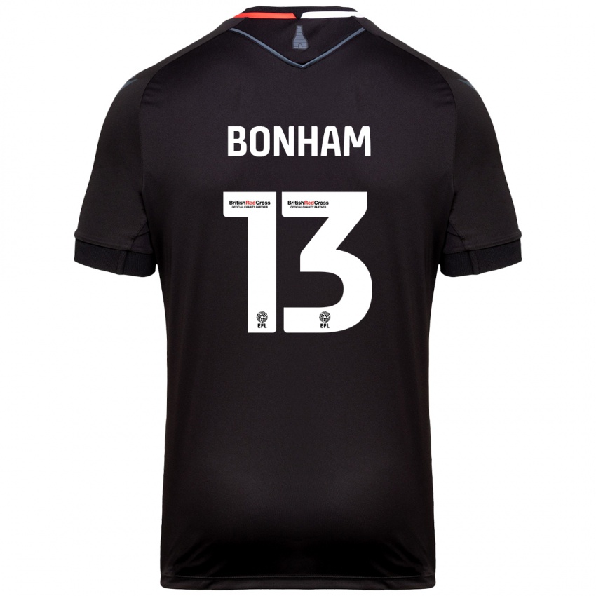 Criança Camisola Jack Bonham #13 Preto Alternativa 2024/25 Camisa Brasil