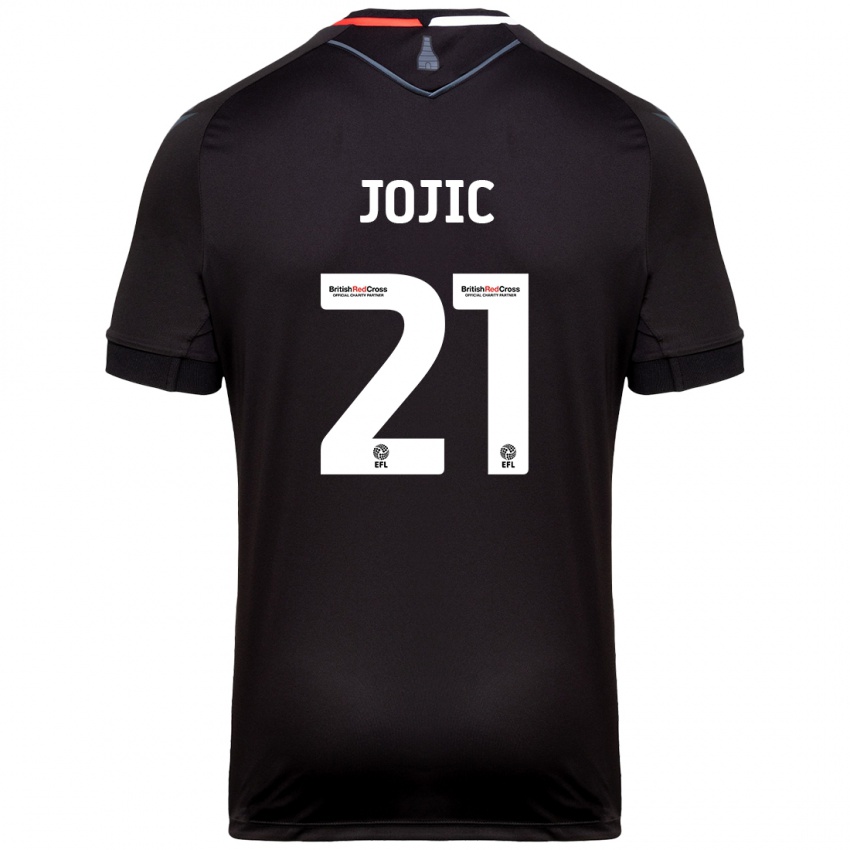 Criança Camisola Nikola Jojic #21 Preto Alternativa 2024/25 Camisa Brasil