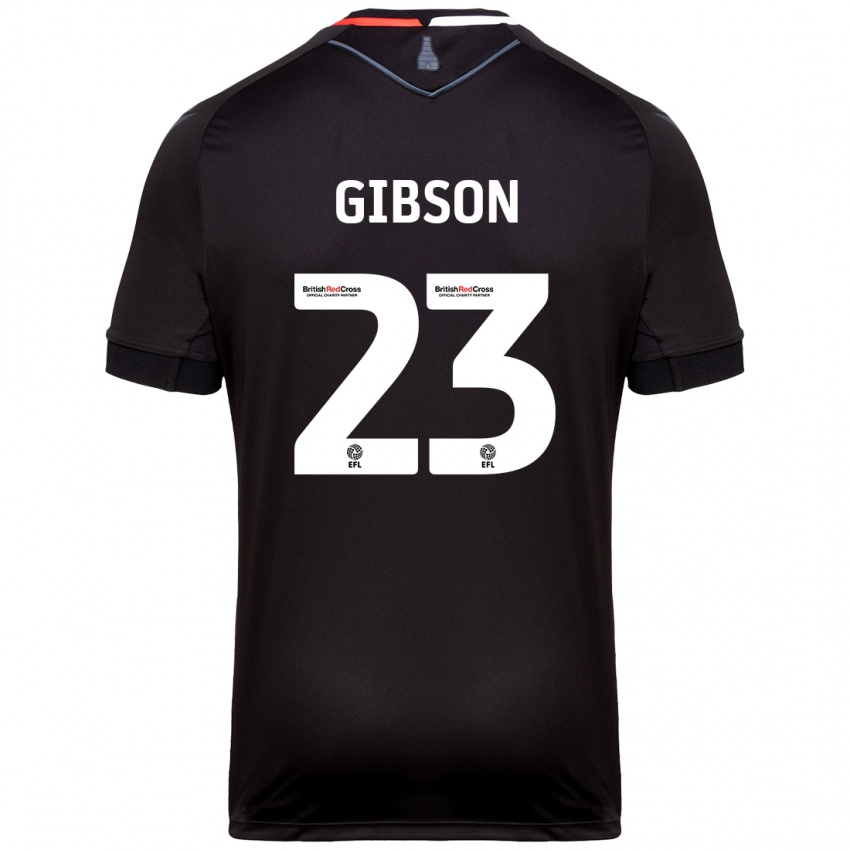 Criança Camisola Ben Gibson #23 Preto Alternativa 2024/25 Camisa Brasil