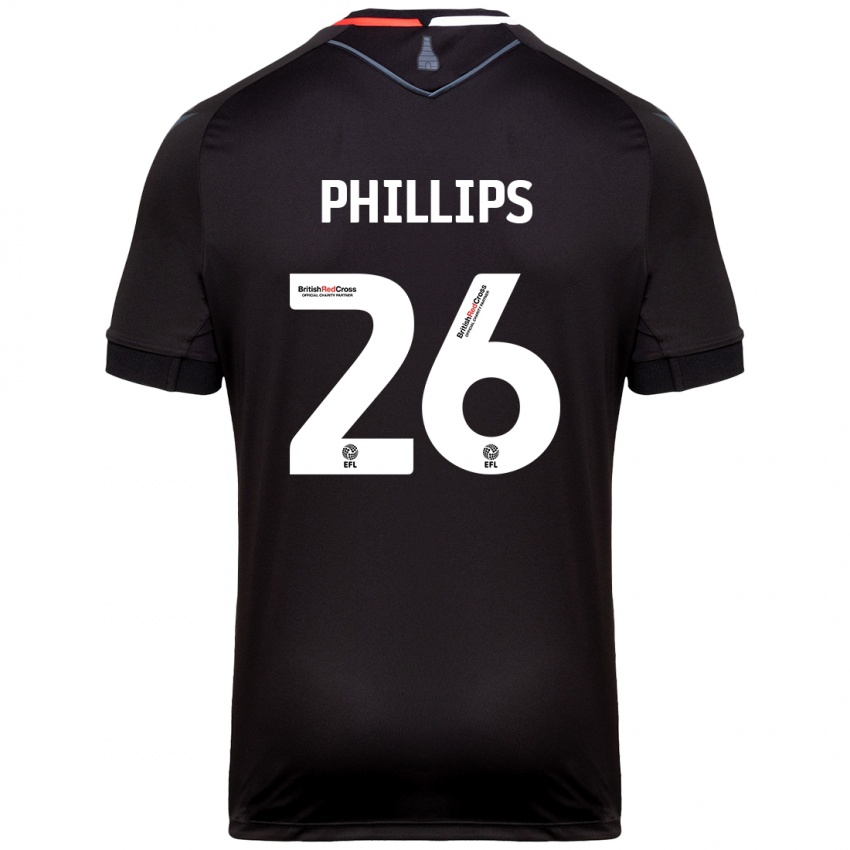 Criança Camisola Ashley Phillips #26 Preto Alternativa 2024/25 Camisa Brasil