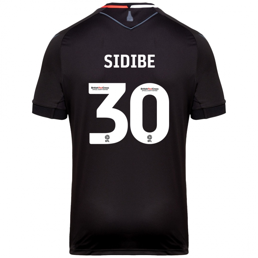 Criança Camisola Souleymane Sidibe #30 Preto Alternativa 2024/25 Camisa Brasil