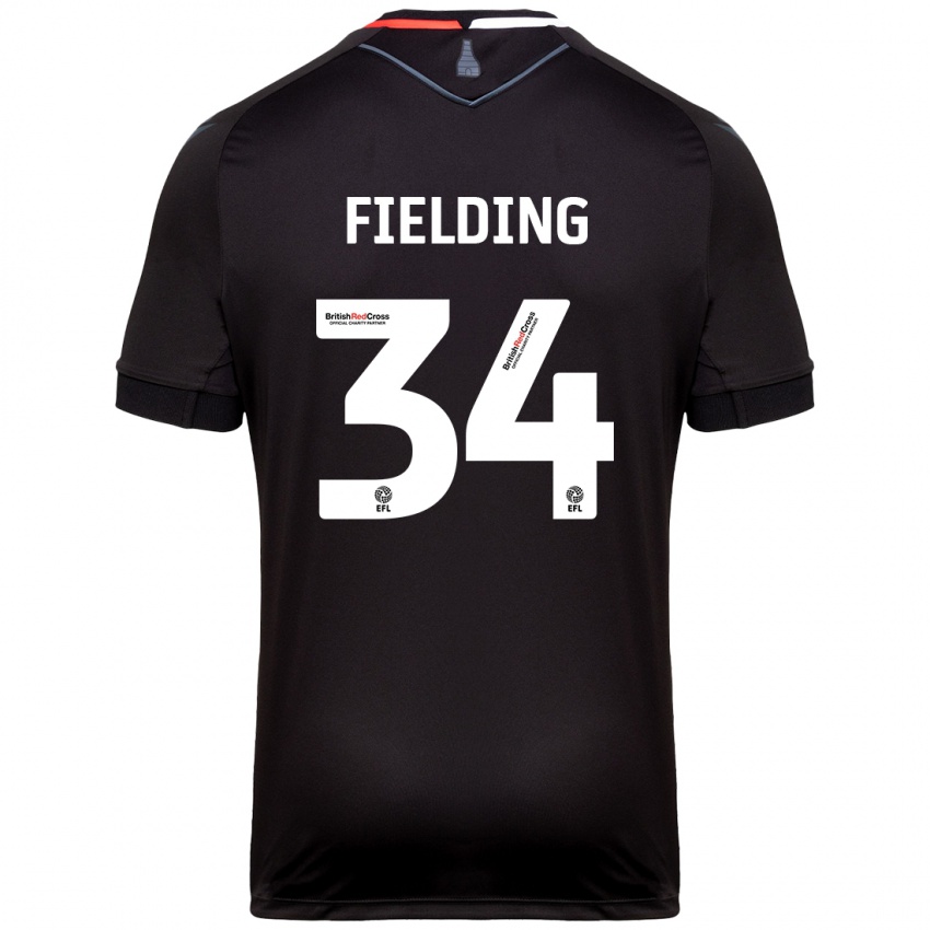 Criança Camisola Frank Fielding #34 Preto Alternativa 2024/25 Camisa Brasil