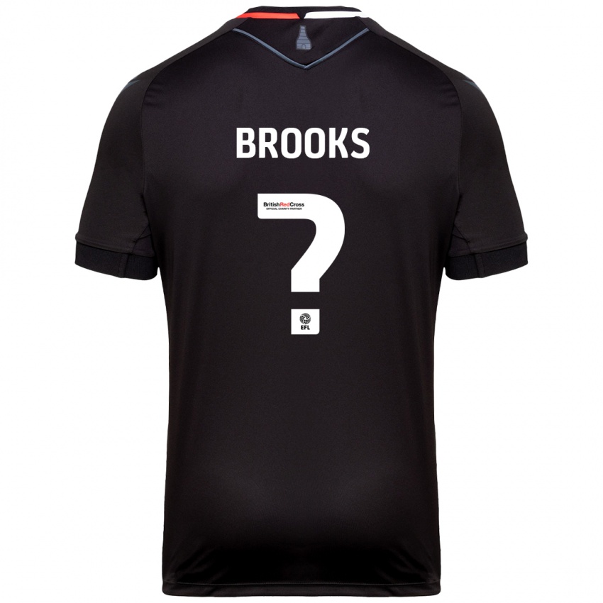 Criança Camisola Alfie Brooks #0 Preto Alternativa 2024/25 Camisa Brasil