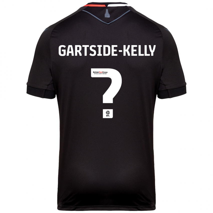 Criança Camisola Gabriel Gartside-Kelly #0 Preto Alternativa 2024/25 Camisa Brasil