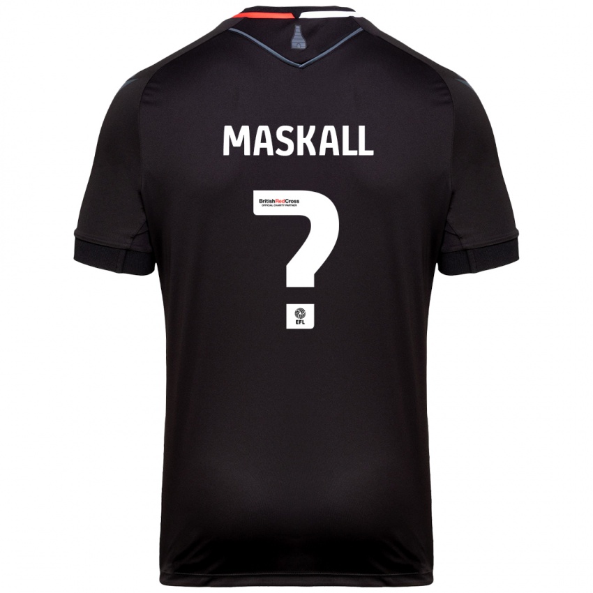 Criança Camisola Josh Maskall #0 Preto Alternativa 2024/25 Camisa Brasil