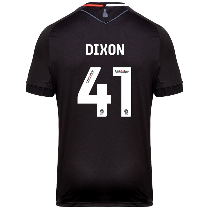 Criança Camisola Jaden Dixon #41 Preto Alternativa 2024/25 Camisa Brasil