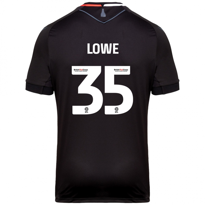 Criança Camisola Nathan Lowe #35 Preto Alternativa 2024/25 Camisa Brasil