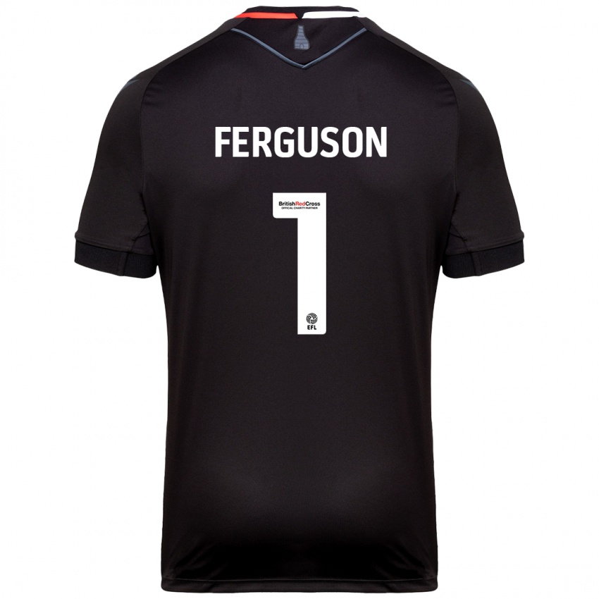 Criança Camisola Georgie Ferguson #1 Preto Alternativa 2024/25 Camisa Brasil