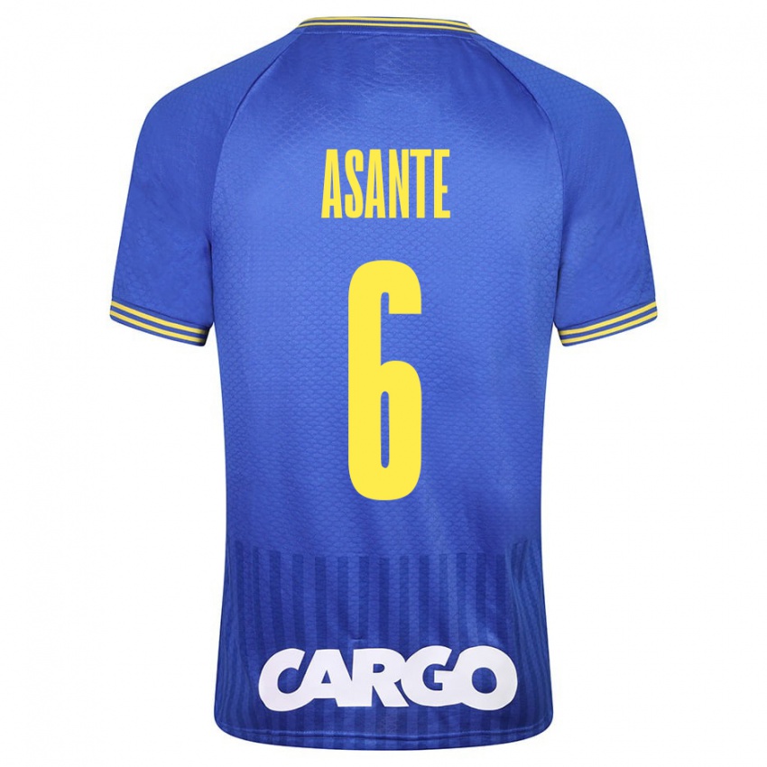 Criança Camisola Tyrese Asante #6 Branco Alternativa 2024/25 Camisa Brasil