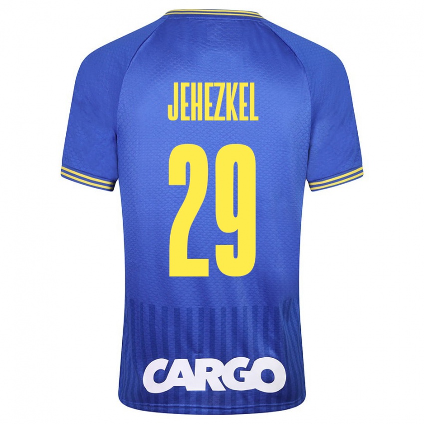 Criança Camisola Sagiv Jehezkel #29 Branco Alternativa 2024/25 Camisa Brasil