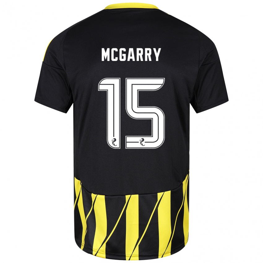 Criança Camisola James Mcgarry #15 Amarelo Preto Alternativa 2024/25 Camisa Brasil