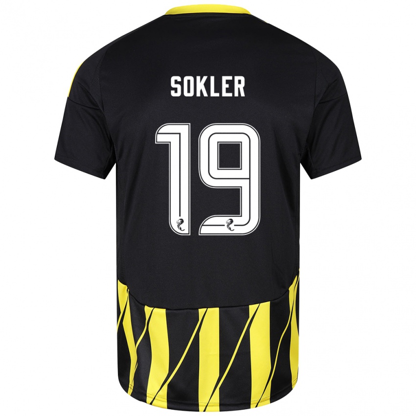 Criança Camisola Ester Sokler #19 Amarelo Preto Alternativa 2024/25 Camisa Brasil