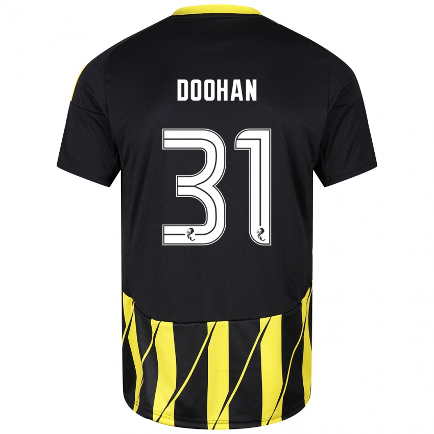 Criança Camisola Ross Doohan #31 Amarelo Preto Alternativa 2024/25 Camisa Brasil