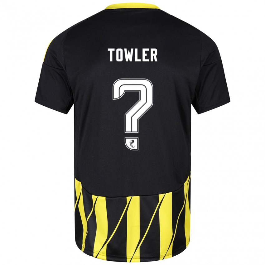 Criança Camisola Evan Towler #0 Amarelo Preto Alternativa 2024/25 Camisa Brasil