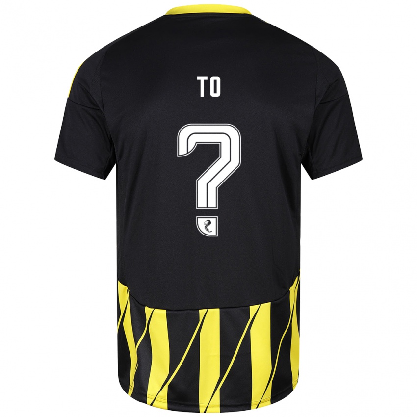 Criança Camisola Zack To #0 Amarelo Preto Alternativa 2024/25 Camisa Brasil