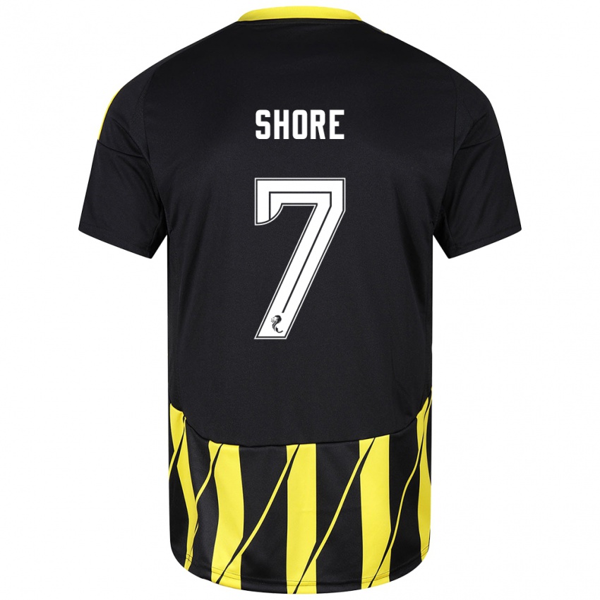 Criança Camisola Eilidh Shore #7 Amarelo Preto Alternativa 2024/25 Camisa Brasil