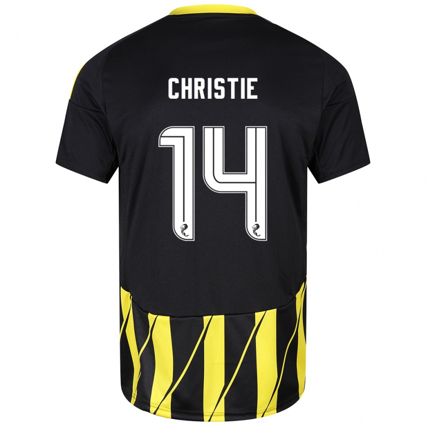 Criança Camisola Mya Christie #14 Amarelo Preto Alternativa 2024/25 Camisa Brasil