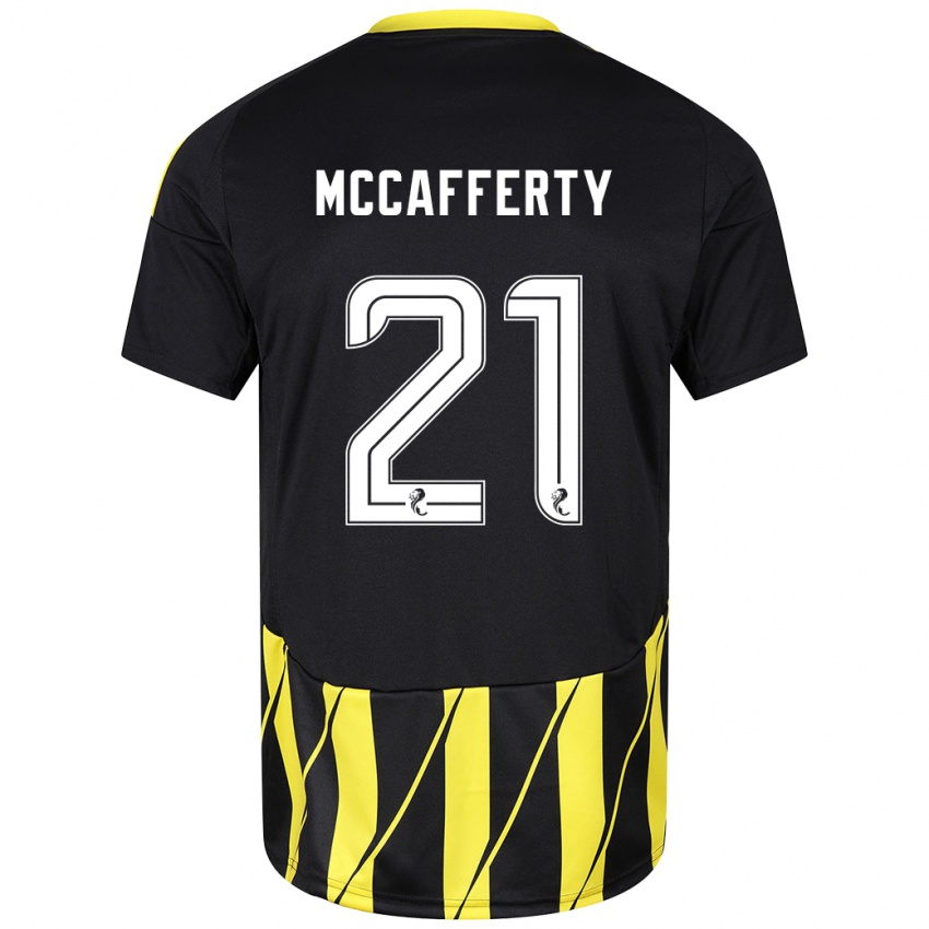 Criança Camisola Eirinn Mccafferty #21 Amarelo Preto Alternativa 2024/25 Camisa Brasil